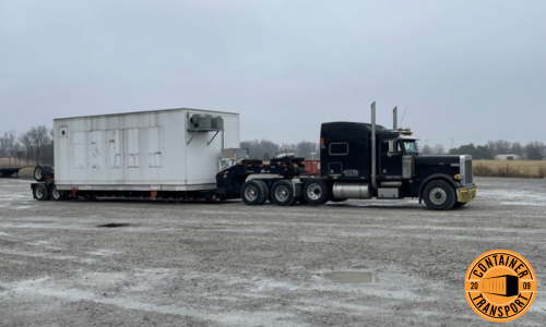 Shipping a Mobile Surgery Unit Container.