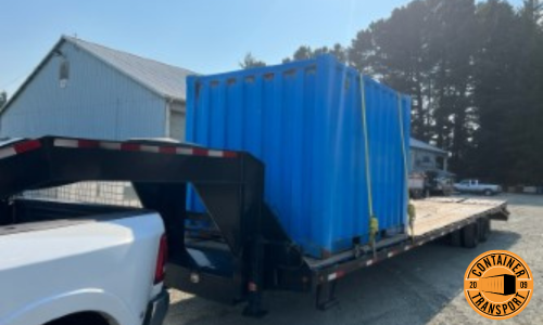 Storage Container on a Trailer.